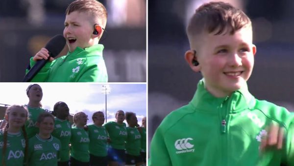 ‘Es una pequeña estrella’: niño de ocho años que sorprende a Andy Farrell con otra emocionante interpretación de la convocatoria de Irlanda antes del choque del Seis Naciones