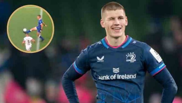 El ‘heredero’ de Johnny Sexton muestra habilidades INCREÍBLES con pase de DOBLE patada
